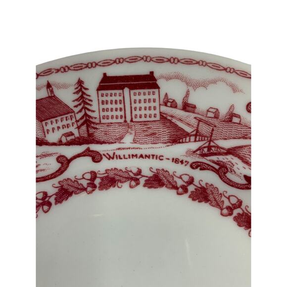 Scammell Lamberton Hartford Transferware Plate 6.5 Inch Vintage - Picture 3 of 8